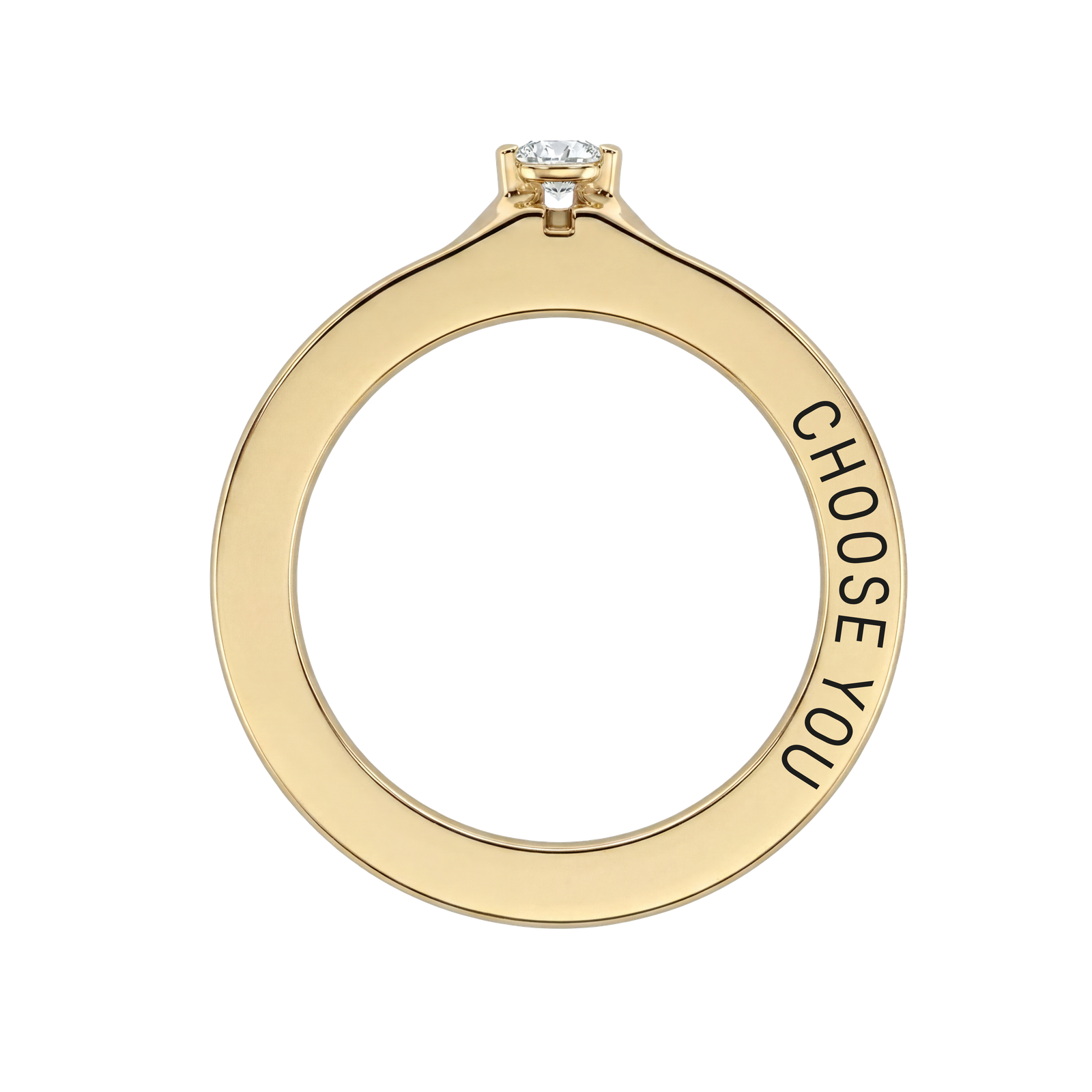 MIONA Ring mit Gravur CHOOSE YOU