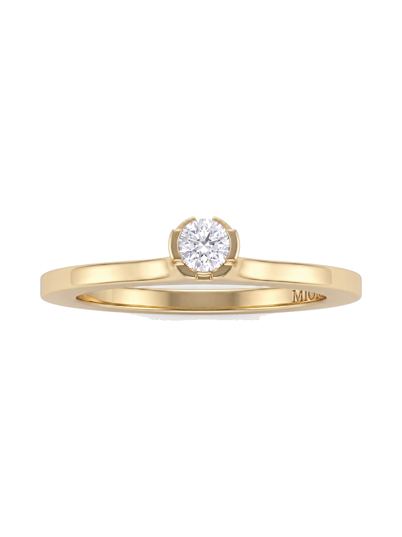 MIONA Aufsteckring 0,25 ct in Gold, freigestellt