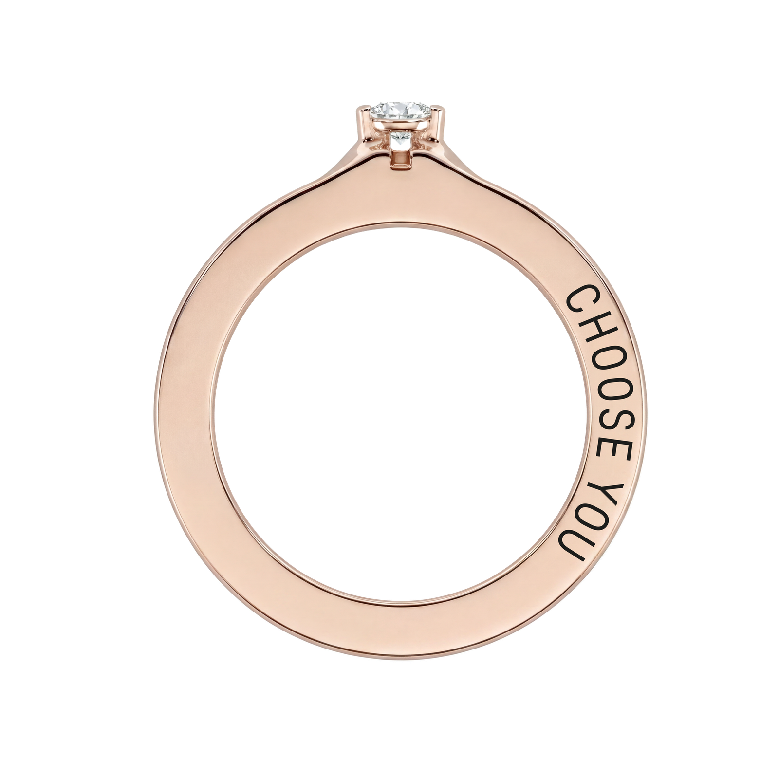 MIONA Ring mit Gravur CHOOSE YOU